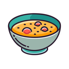  Hearty Lentil Soup in a Bowl