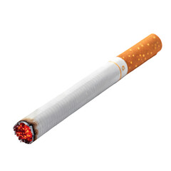 Smoking Cigarette Image Lit Cigarette Stock Photo isolated on transparent background