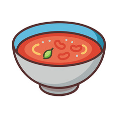  Spicy Tomato Soup in a Bowl
