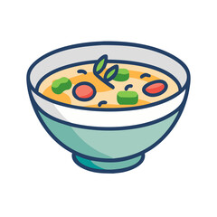  Warm Vegetable Soup Bowl