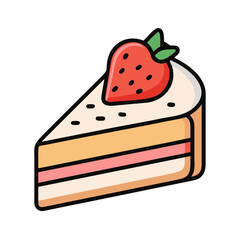  Tasty Strawberry Cheesecake Slice