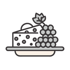  Nutritious Cheese and Grapes Board