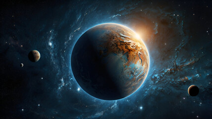 Obraz premium earth in space