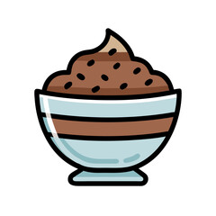  Delicious Chocolate Mousse in Bowl