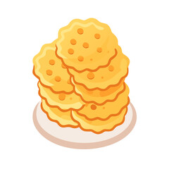  Savory Corn Fritter Stack