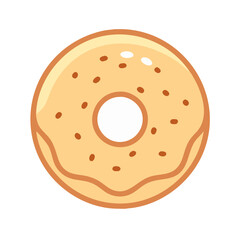 Fototapeta premium Tasty Cream Cheese Bagel
