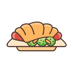  Nutritious Croissant Sandwich