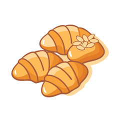  Delicious Freshly Baked Almond Croissants