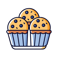  Delicious Freshly Baked Blueberry Muffins