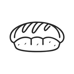  Golden Brown Sourdough Bread Slice