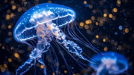 Jellyfish in water