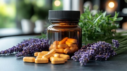 Natural supplement pills