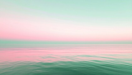 Fototapeta premium Serene sunset reflection tranquil ocean photography calm waters aesthetic view peaceful concept