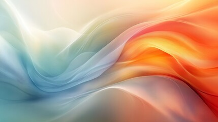 Obraz premium Abstract design of flowing, colorful fabrics.