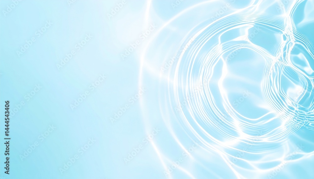 Poster water ripples creating serenity underwater scene visual art tranquil environment close-up viewpoint 