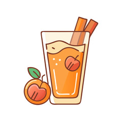  Spiced Iced Peach Cinnamon Tea
