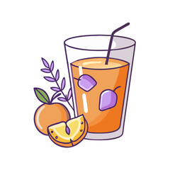  Soothing Iced Peach Lavender Tea