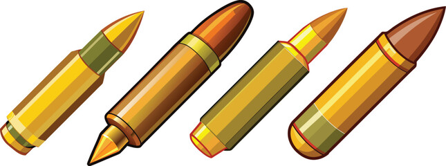 Fototapeta premium Bullet Vector 