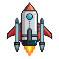 Jet pack icon isolated on white background