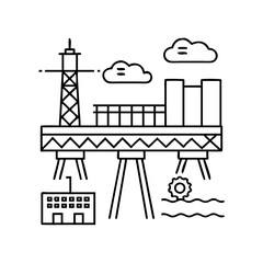 Obraz premium infrastructure icon, infrastructure line art - simple line art of infrastructure, perfect for infrastructure logos and icons
