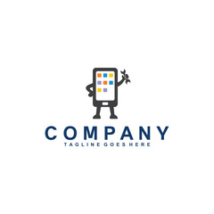 Smartphone service logo