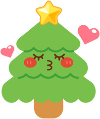 Lovely Christmas tree - kiss
expression