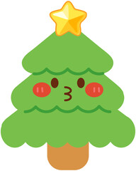 Lovely Christmas tree - kiss
expression
