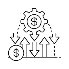 leverage icon, leverage line art - simple line art of leverage, perfect for leverage logos and icons