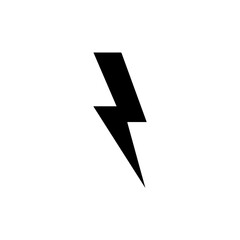 Electricity silhouette vector illustration on white background