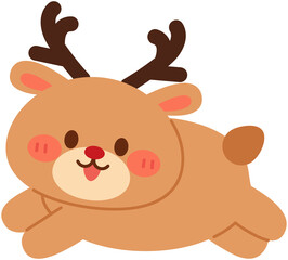 Cute Christmas Reindeer 