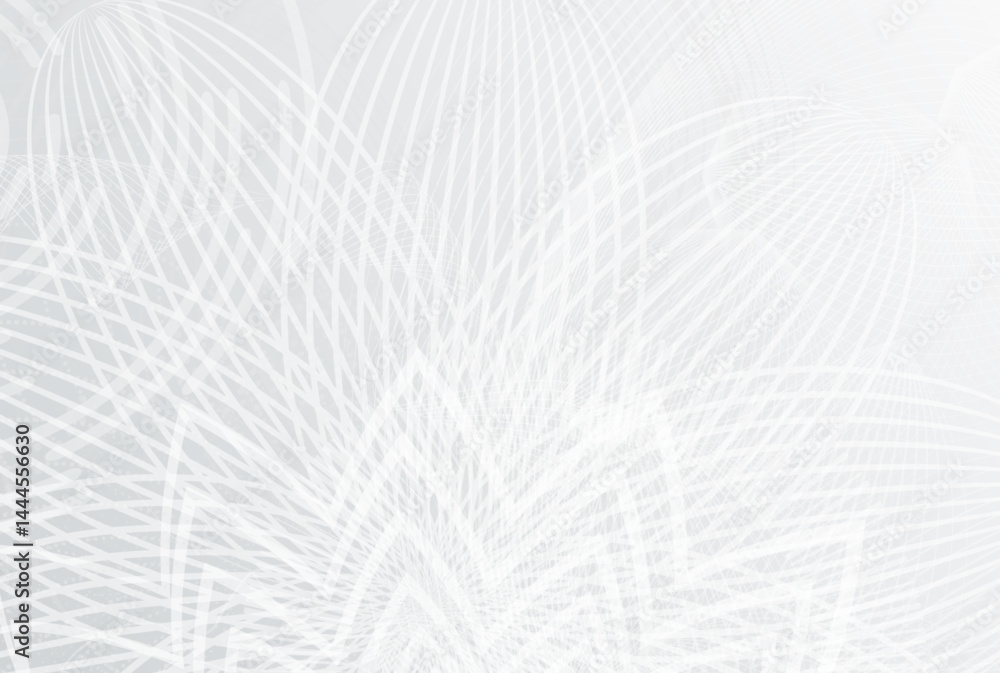 Poster soft abstract tech background in white and gray for business branding use