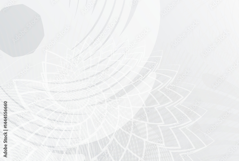 Aufkleber soft abstract tech background in white and gray for business branding use