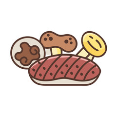  Delicious Grilled Beef with Mushrooms