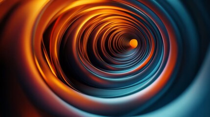 Abstract concentric circles of vibrant colors, creating a dynamic tunnel effect.