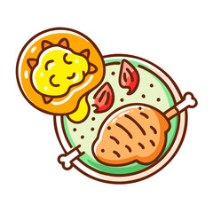  Tasty Grilled Chicken with Garlic Butter