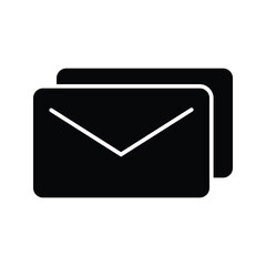 Simple model Email Envelope Icon. notification email
