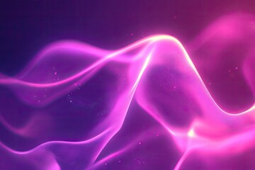 Obraz premium Abstract, vibrant, swirling, pink and purple, flowing shapes with subtle glittering particles Dynamic and ethereal
