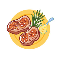  Flavorful Grilled Lamb Chops with Rosemary Butter