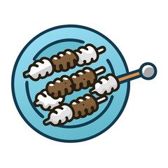  Tasty Grilled Lamb Skewers with Tzatziki