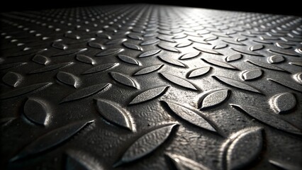 Obraz premium Black Metal Texture Background