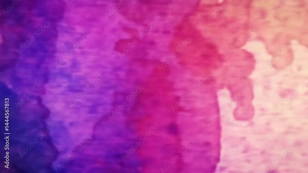 Aufkleber abstract watercolor wash animation with dynamic color blending transition effect