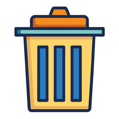 Junk icon isolated on white background