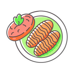  Spicy Sauce Grilled Pork Tenderloin