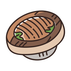  Illustration of Grilled Portobello Mushroom