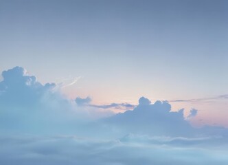 Fototapeta premium Subtle light blue pastel sky, smooth gradient, peaceful abstract texture , dreamy, abstract, gentle