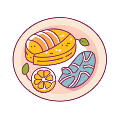  Grilled Salmon with Lemon Caper Sauce