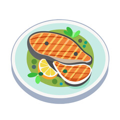  Grilled Salmon with Savory Soy Glaze