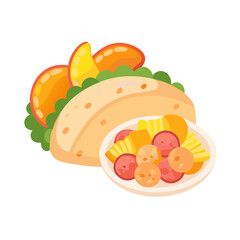  Grilled Shrimp Tacos with Mango Salsa