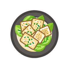  Delicious Grilled Tofu Salad with Sesame Dressing
