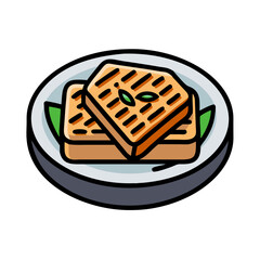  Savory Grilled Tofu with Miso Glaze